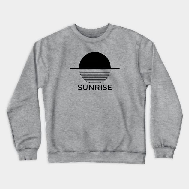 Sunrise Crewneck Sweatshirt by ganola